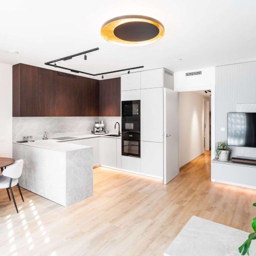 Realizace interiéru i kuchyně v bytě v Rezidenci Diorit v Brně