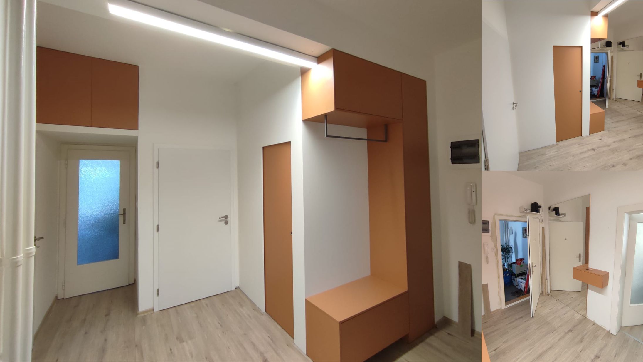 Realizace předsíně v Brně na Křenové