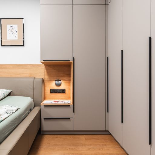 Interiér bytu Brno Žabovřesky - realizace ložnice-m