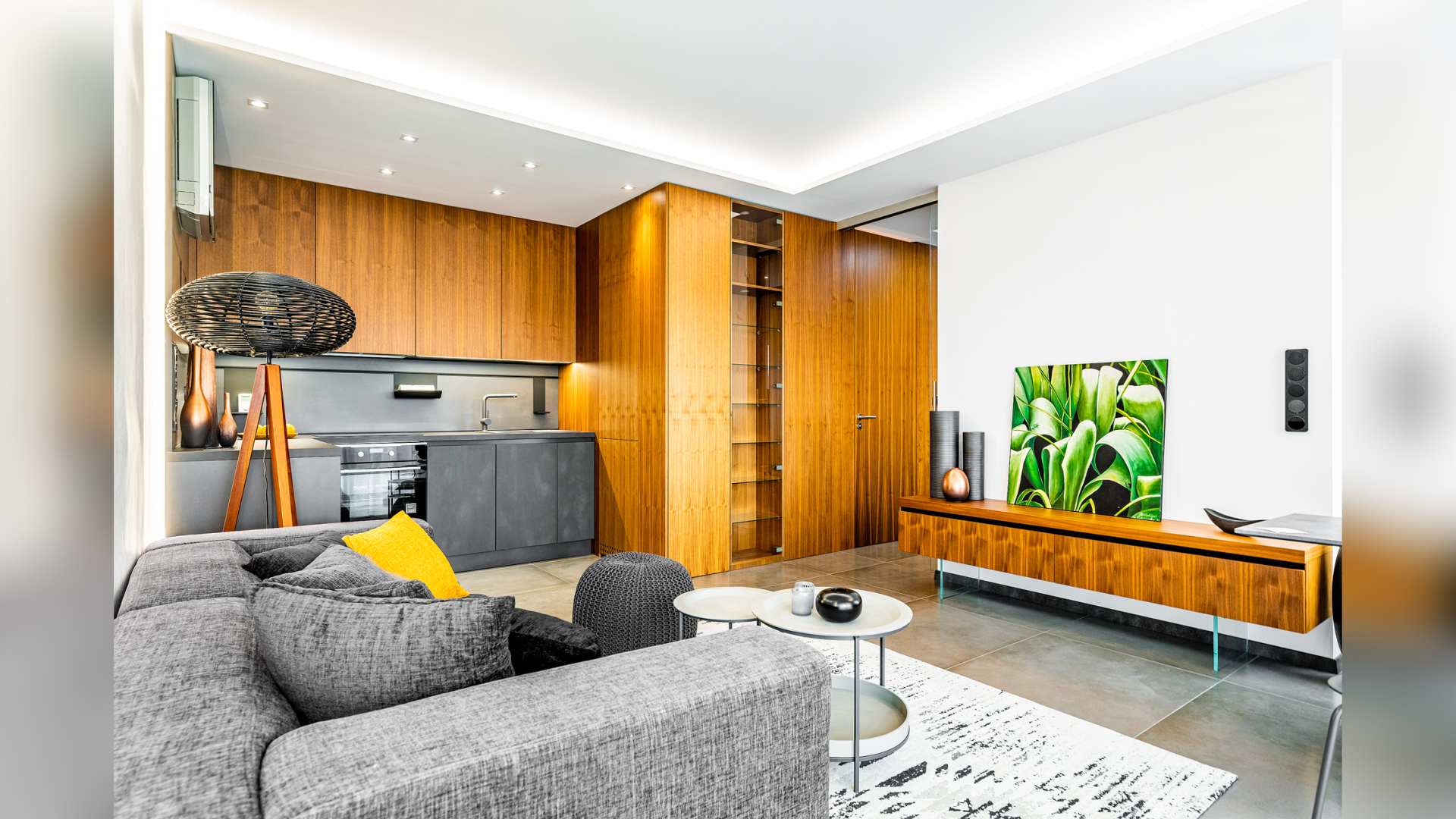 Návrhy a realizace interiérů a kuchyně byt Slavkov u Brna