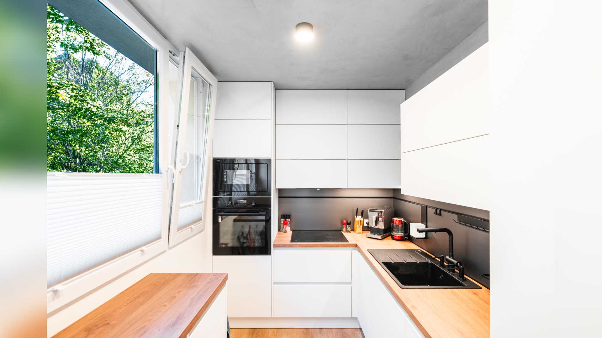 Realizace kuchyně v panelovém domě na Lesné v Brně