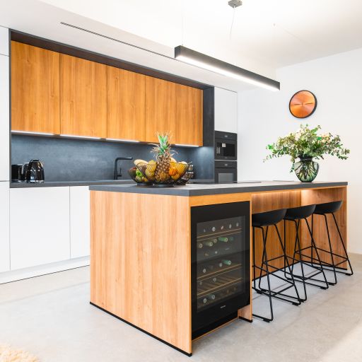 Realizace kuchyně a interiéru v RD Moravany