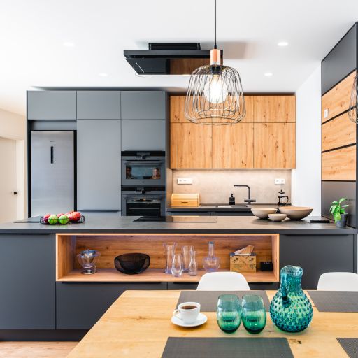 Realizace kuchyně a interiéru v RD ve Znojmě