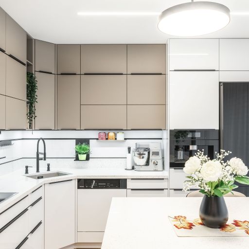 Realizace interiéru bytu Brno Žabovřesky - realizace kuchyně