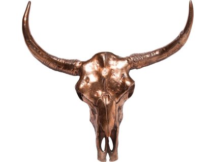 Dekorativní paroží Skull Big, měď