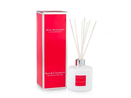 MB D38 Max Benjamin Classic Collection Rose & Champagne Diffuser and Box