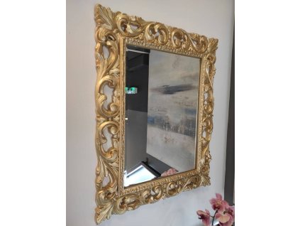 Zrcadlo Beatrice se zlatým rámem