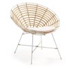 křeslo Kartell - ratanové/bílé