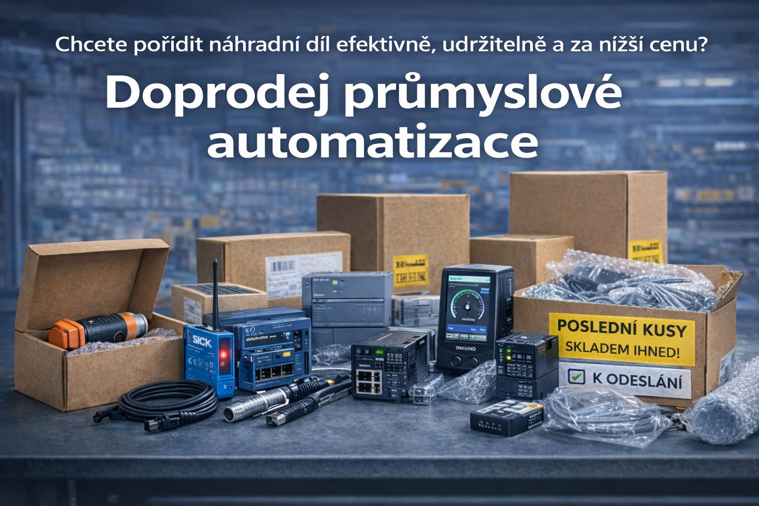 Doprodej dílů průmyslové automatizace - poslední díly skladem
