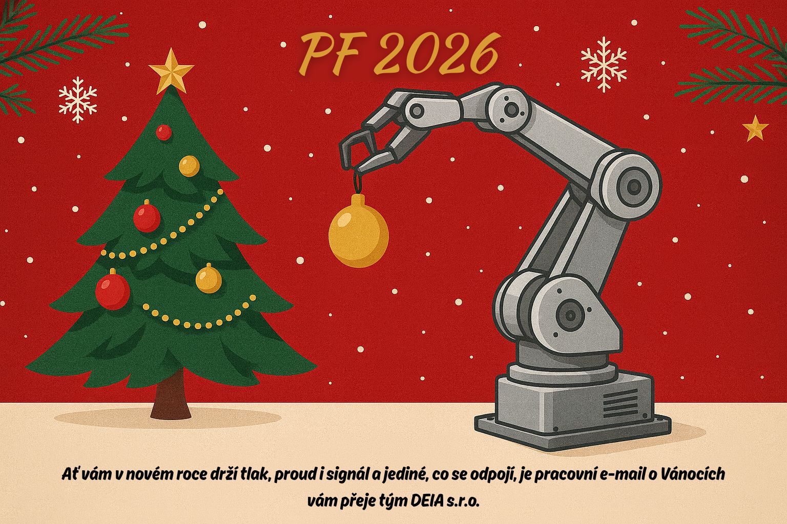 DEIA s.r.o. Vám přeje šťastný a úspěšný nový rok 2026