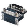 CONEC DLS2PS5AN21X D-SUB dual-port 15F/15M úhlový