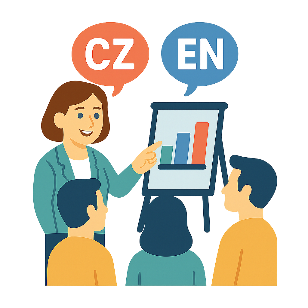 Školení v angličtině i češtině | Business English & komunikační a prezentační dovednosti