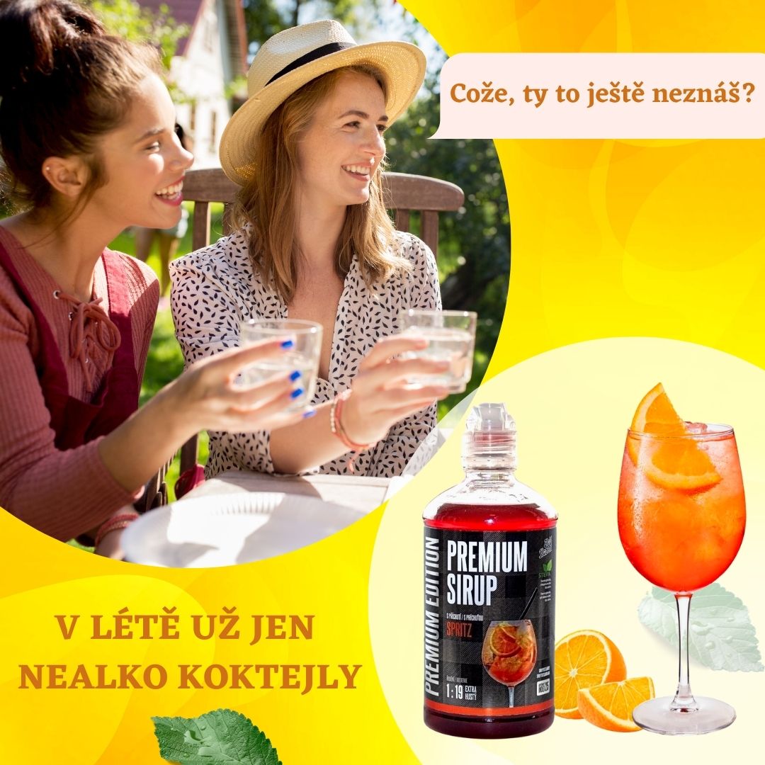 Spritz inspirován Aperolem - to nejlepší pro Vaše kamarádky na terasu