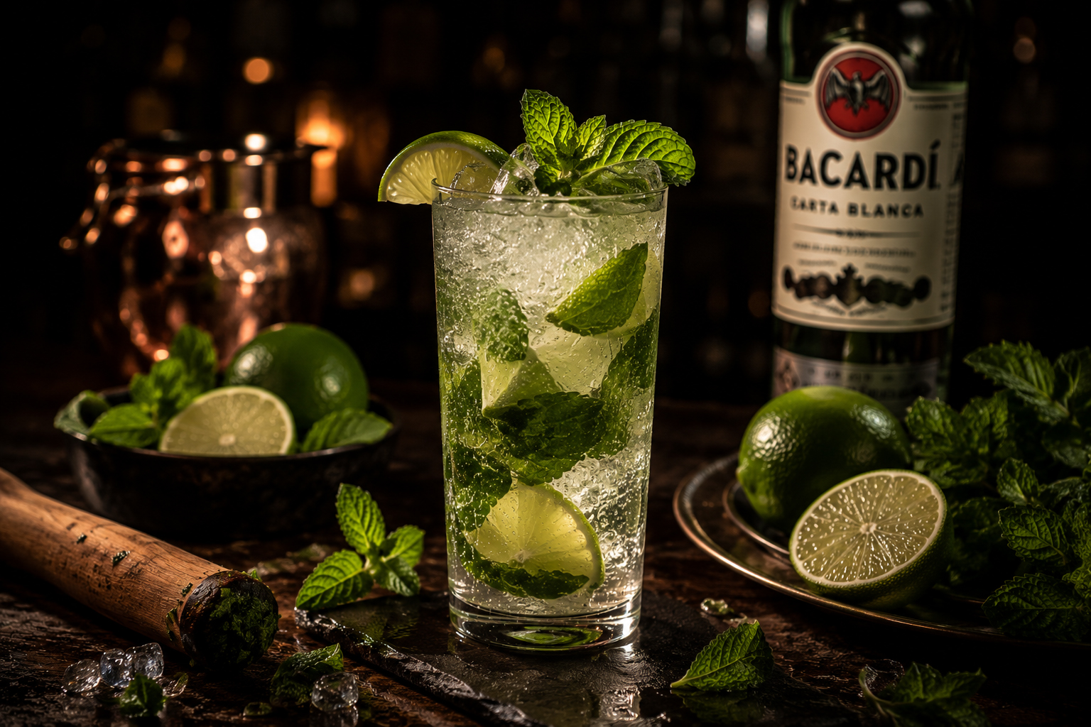 Alkoholické Mojito