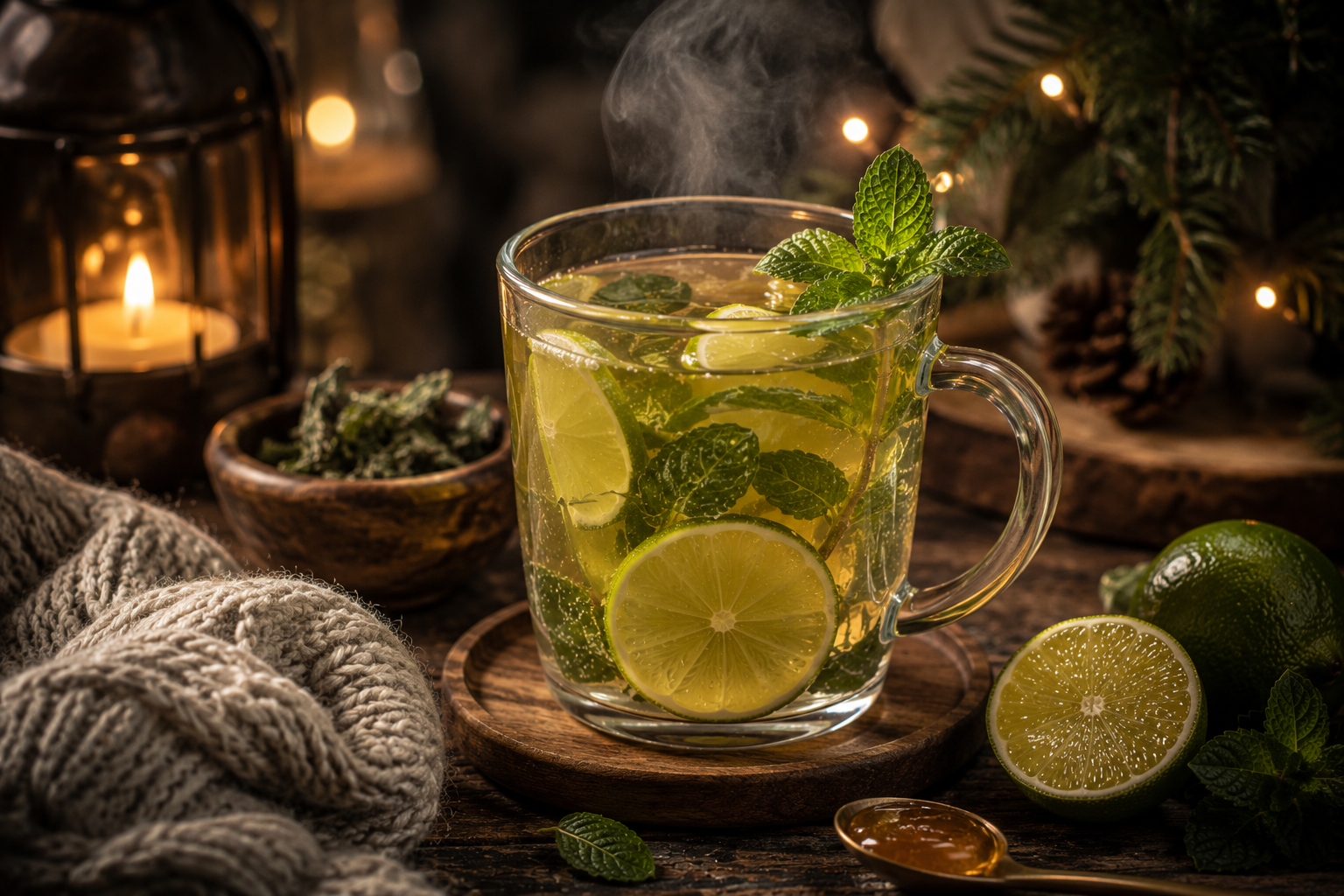 Zimní hot Mojito