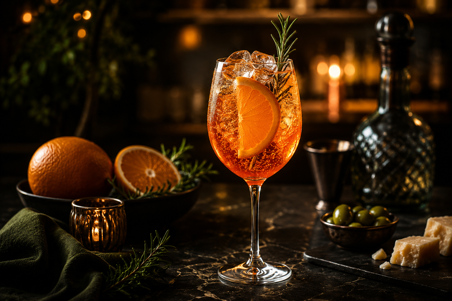 Italský Spritz s proseccem
