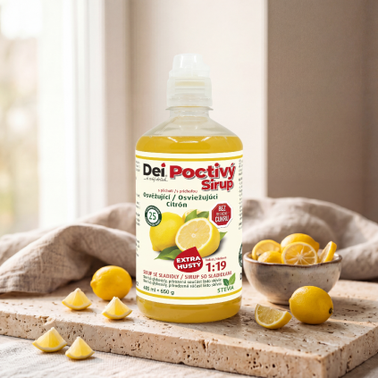 Sirup s příchutí Osvěžující Citron
