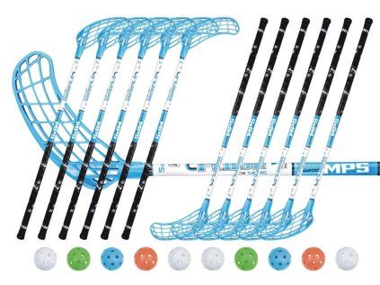 Deivo Florbalový set FLASH junior Farba: Modrá