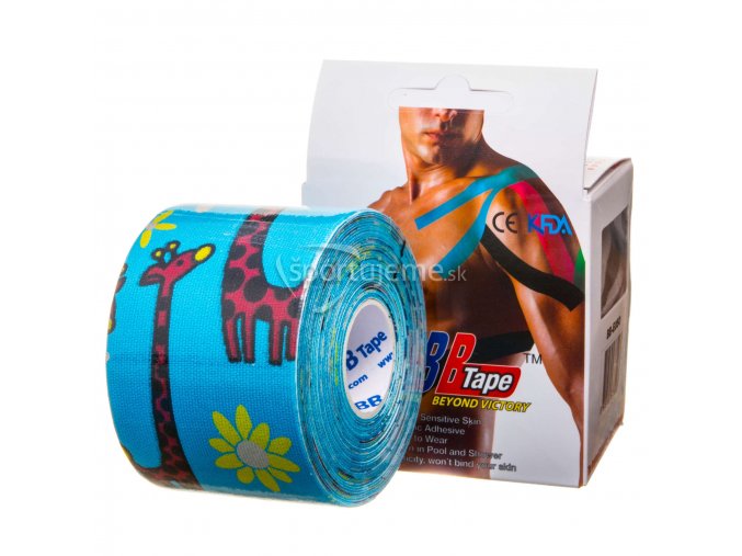 BB Tape Kineziologický tejp pre citlivú detskú pokožku 5cm x 5m