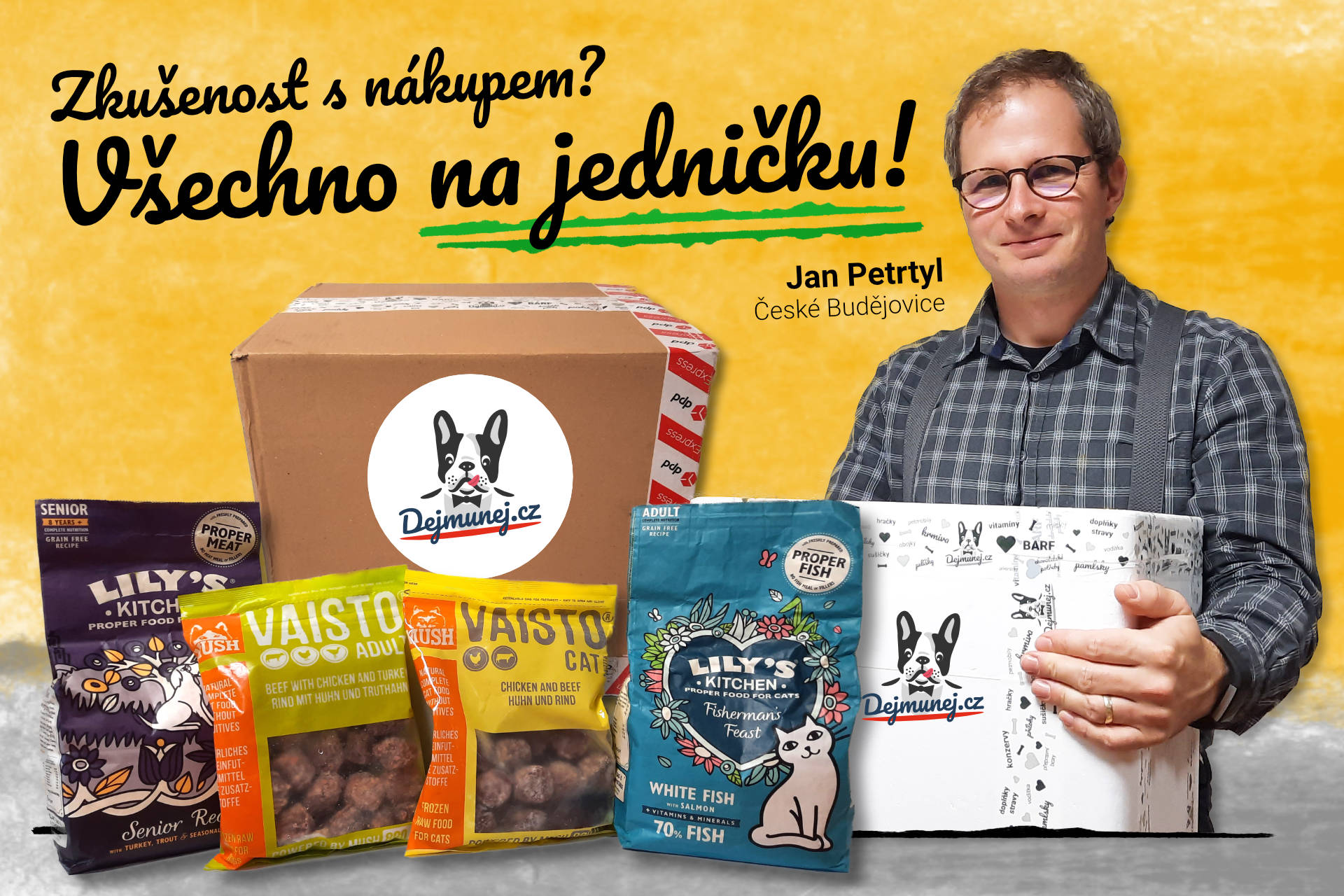 Můj první nákup mraženého BARF krmiva v e-shopu Dejmunej.cz