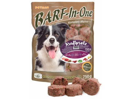 BARF in One Kraftprotz maso pro psy kraftprotz kompletni krmivo