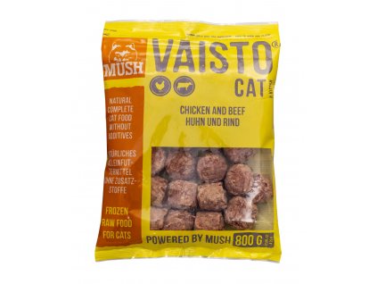 MUSH Vaisto CAT kompletní mražené BARF krmivo pro kočky 800 g