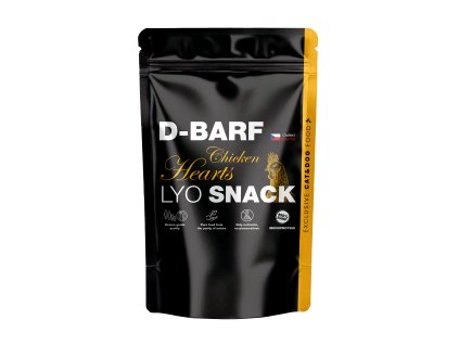 LYO mrazem sušené kuřecí srdce 20 g