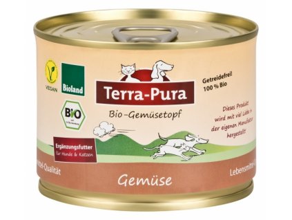 terra pura bio gemusetopf zeleninova konzerva pro psy