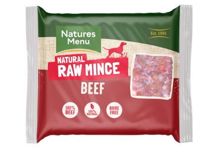 ABF Natures Menu Home Prepare BARF mleté hovězí přední strana