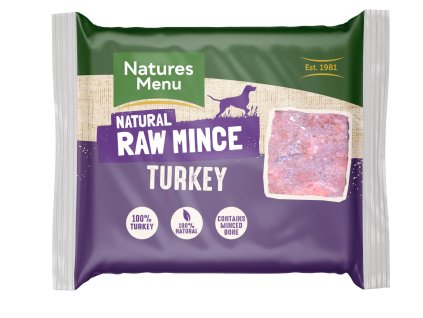 TUR Natures Menu Home Prepare BARF mleté krůtí přední strana