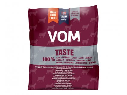 VOM Taste mražené BARF krmivo pro psy jehněčí