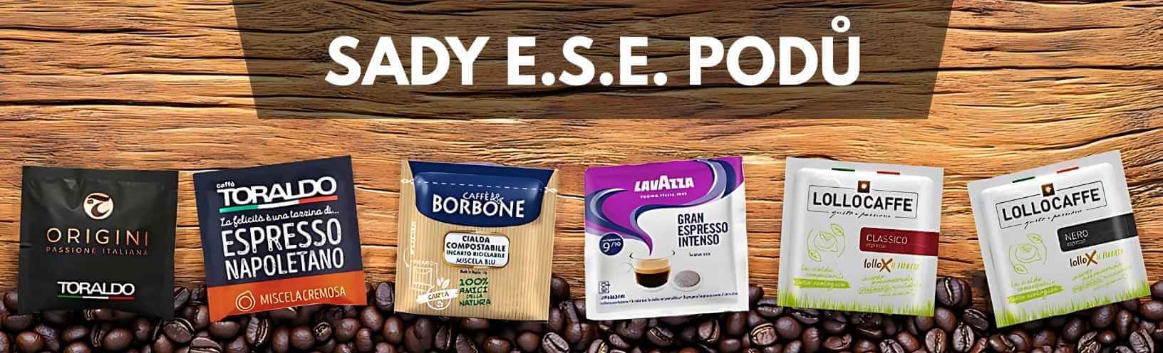 E.S.E. pody,  Nespresso kapsle, Zrnková káva, Dej si kafe