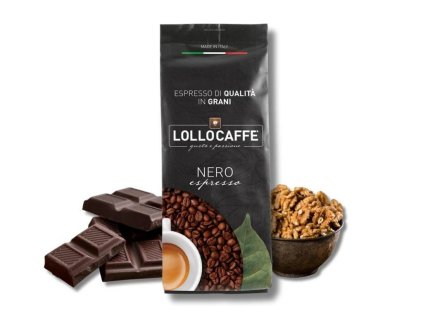 Lollo Caffé Nero Espresso zrnková káva 1kg