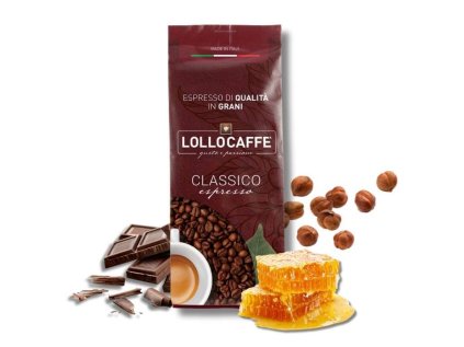 Lollo Caffé Classico Espresso zrnková káva 1kg