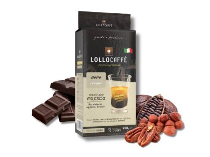 Mletá káva Lollo Caffé Miscela Nero Crema 250 g