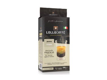 Mletá káva Lollo Caffé Miscela Nero Crema 250 g