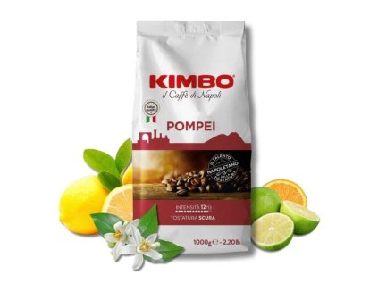 Caffé Kimbo Pompei zrnková káva 1kg