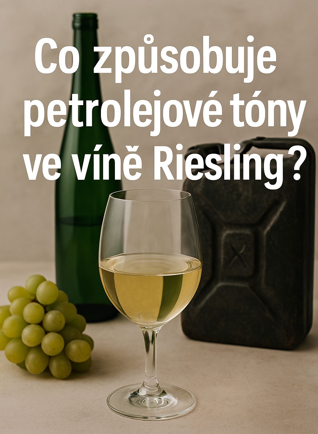 Nafta ve skleničce? Nepanikařit, je to ryzlink!