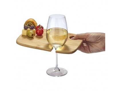 podnos pod vino a pochutiny