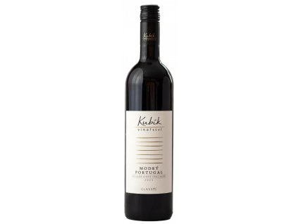 VINAŘSTVÍ KUBÍK, MODRÝ PORTUGAL, SUCHÉ, ZEMSKÉ VÍNO, 0,75 L