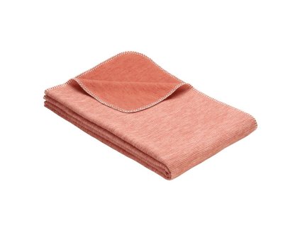 oranzova bio bavlnena deka lagoa 140 200cm