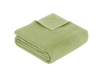 deka larisa zelena akryl bavlna jednobarevna