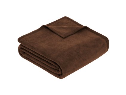 deka larisa hneda akryl bavlna jednobarevna