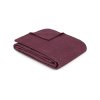 bio bavlnena deka evora se strukturovanym vzorem bordo 140 200cm