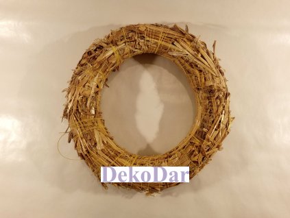 Věnec slaměný 22/3 cm - 20 ks