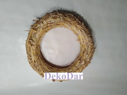 Věnec slaměný 22/3 cm - 10 ks