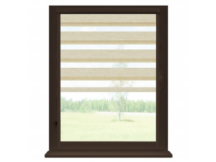 23 12 RENA DECODUM rolety MOCKUP NOC DZIEN Premium brąz Piasek