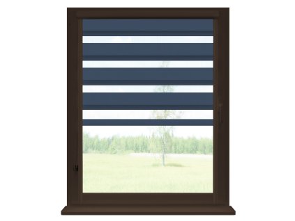 24 12 RENA Wizualizacje rolet NOC DZIEN kolory gładkie w kasecie KOREA brąz granat