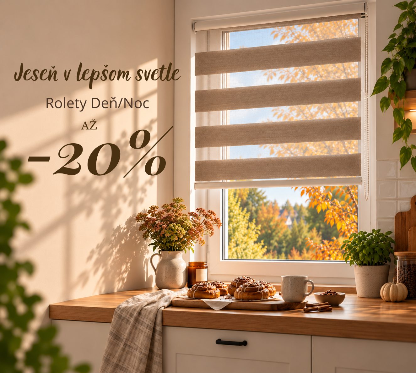 esenná akcia na rolety Deň/Noc – zľava až -20 %
