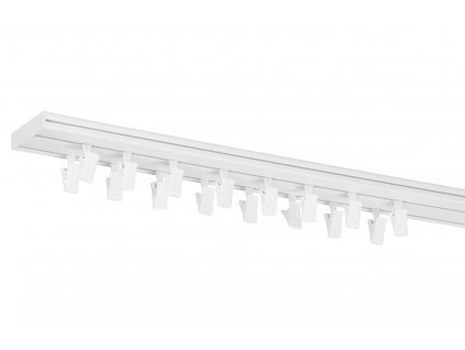 PVC stropná lišta dvojitá biela